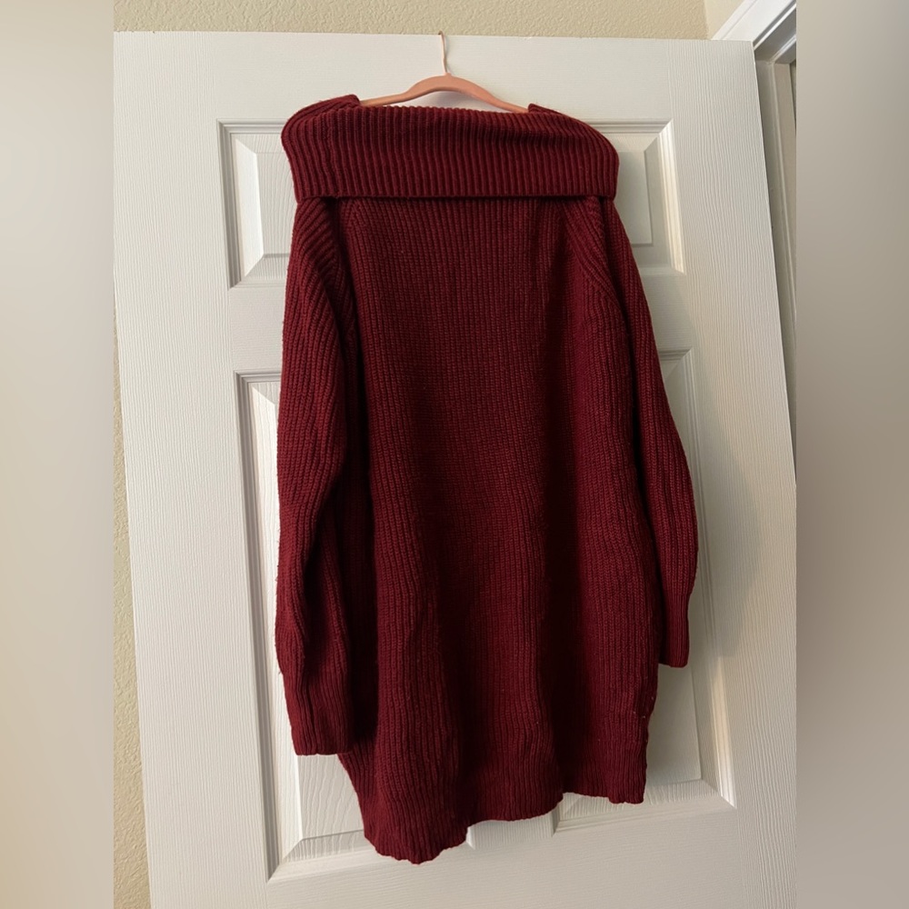 Turtle Neck Sweater Dress with pockets